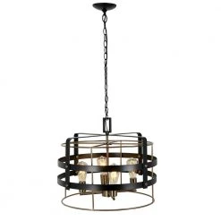 Round Open Style 4-Light Vintage Bronze Hanging Pendant by Cordelia Lighting 17 Round Open Style 4-Light Vintage Bronze Hanging Pendant by Cordelia Lighting -Spitzer Sales Store artisan bronze cordelia lighting chandeliers 2612 313 66 1000