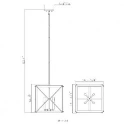 Cage Open Style 4-Light Vintage Bronze Hanging Pendant by Cordelia Lighting 17 Cage Open Style 4-Light Vintage Bronze Hanging Pendant by Cordelia Lighting -Spitzer Sales Store artisan bronze cordelia lighting chandeliers 2614 313 4f 1000