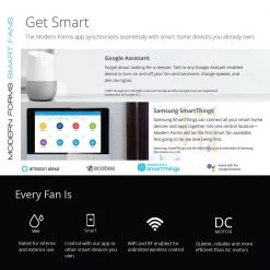 Morpheus III 60 in. LED Indoor/Outdoor Automotive Silver 3-Blade Smart Ceiling Fan with 3000K Light Kit and Wall Control by Modern Forms -Spitzer Sales Store automotive silver w 3000k led modern forms ceiling fans with lights fr w1813 60l as 76 1000