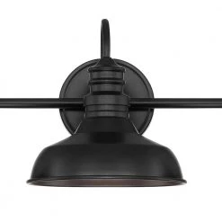 30 in. 3 Light Black Industrial Bathroom Vanity Light by Cordelia Lighting -Spitzer Sales Store black cordelia lighting vanity lighting 2629 05 40 1000