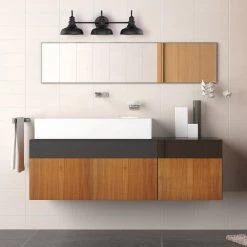 30 in. 3 Light Black Industrial Bathroom Vanity Light by Cordelia Lighting -Spitzer Sales Store black cordelia lighting vanity lighting 2629 05 c3 1000