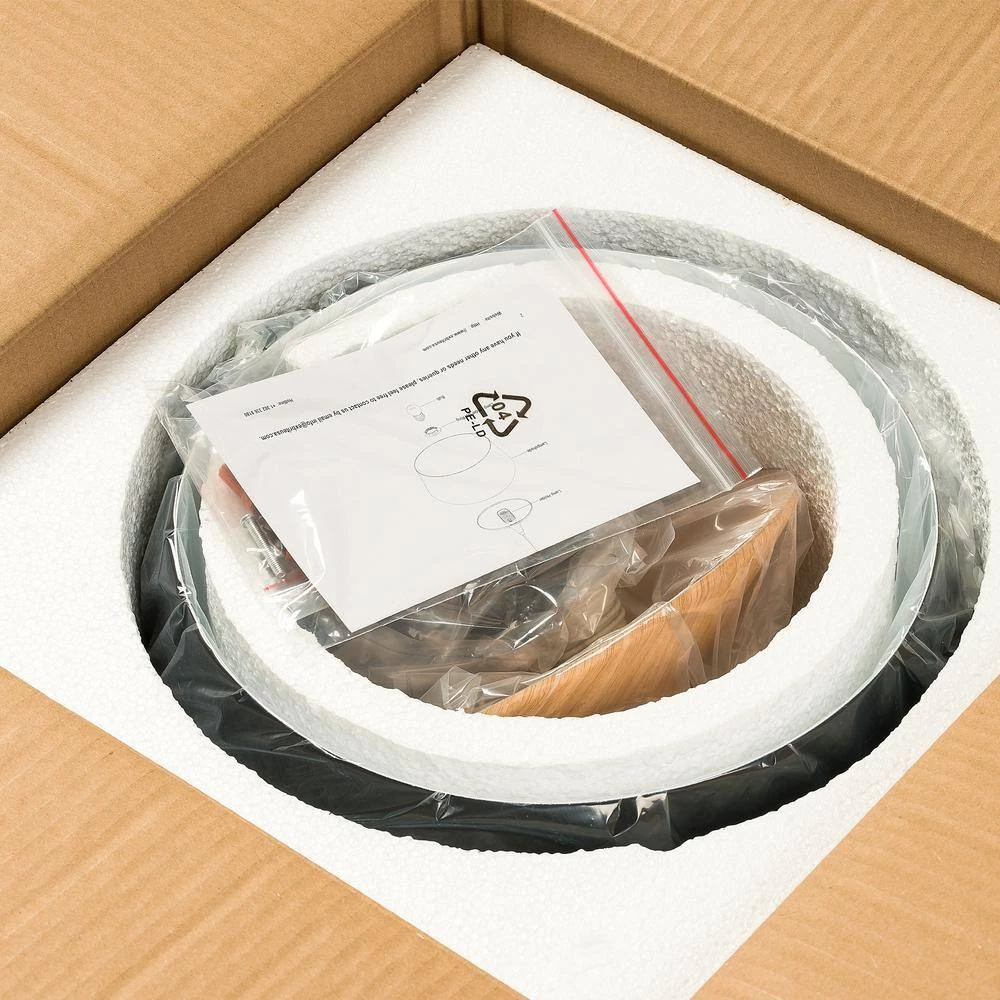 1-Light Black Industrial Linear Dome Hanging Pendant Light with Metal Shade by Magic Home 6 1-Light Black Industrial Linear Dome Hanging Pendant Light with Metal Shade by Magic Home - Image 4