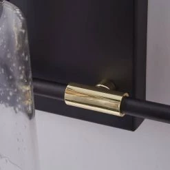 3-Light Black Industrial Wall Sconce Vanity Bathroom Hallway Kitchen Lamp with Bubble Glass Shades by Magic Home -Spitzer Sales Store black magic home wall sconces cs w63734450 44 1000