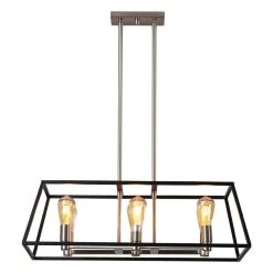 6-Lights Black Pendant by Spitzer -Spitzer Sales Store black spitzer chandeliers 409506 76 1000