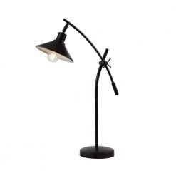 Spitzer Sales Store 24 22.5 in. Black Metal Desk Lamp by Spitzer
