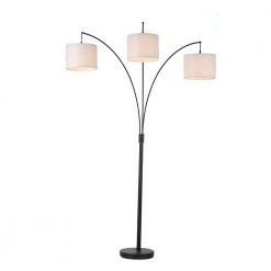75 in. 3-Light Black Tree Floor Lamp by Spitzer