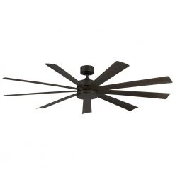 Wynd XL 72 in. 3000K Integrated LED Indoor/Outdoor Bronze Smart Ceiling Fan with Light Kit and Remote by Modern Forms -Spitzer Sales Store bronze modern forms ceiling fans with lights fr w2101 72l bz 1f 1000