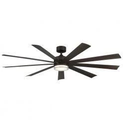 Wynd XL 72 in. 3000K Integrated LED Indoor/Outdoor Bronze Smart Ceiling Fan with Light Kit and Remote by Modern Forms -Spitzer Sales Store bronze modern forms ceiling fans with lights fr w2101 72l bz c3 1000