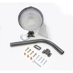 400-Watt Equivalent Bronze Outdoor Integrated LED 10 ft. Flood Path Barn Light with Arm by Spitzer -Spitzer Sales Store bronze spitzer flood lights 102005 1f 1000