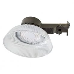 42-Watt Bronze Barn Light 4680 Lumens Outdoor Integrated LED Dusk to Dawn Security Area Light by Spitzer -Spitzer Sales Store bronze spitzer parking lot lights 104005 1f 1000