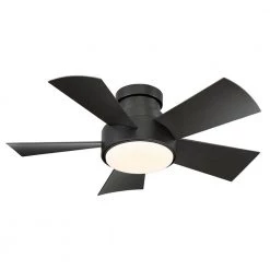 Spitzer Sales Store 42 Vox 38 in. LED Indoor/Outdoor Bronze 5-Blade Smart Flush Mount Ceiling Fan with 3000K Light Kit and Remote Control by Modern Forms