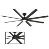 Hydra 96 in. LED Indoor/Outdoor Bronze 8-Blade Smart Ceiling Fan with 3000K Light Kit and Wall Control by Modern Forms -Spitzer Sales Store bronze w 3000k led modern forms ceiling fans with lights fr w1805 96l bz 64 1000