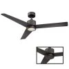 Lotus 54 in. LED Indoor/Outdoor Bronze 3-Blade Smart Ceiling Fan with 3000K Light Kit and Wall Control by Modern Forms 2 Lotus 54 in. LED Indoor/Outdoor Bronze 3-Blade Smart Ceiling Fan with 3000K Light Kit and Wall Control by Modern Forms -Spitzer Sales Store bronze w 3000k led modern forms ceiling fans with lights fr w1809 54l bz 64 1000