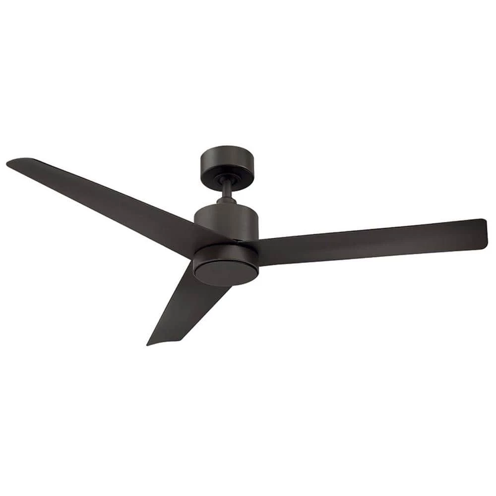 Lotus 54 in. LED Indoor/Outdoor Bronze 3-Blade Smart Ceiling Fan with 3000K Light Kit and Wall Control by Modern Forms 5 Lotus 54 in. LED Indoor/Outdoor Bronze 3-Blade Smart Ceiling Fan with 3000K Light Kit and Wall Control by Modern Forms - Image 3