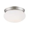 55-Watt Equivalent 9 in. Brushed Nickel Integrated LED Flush Mount by Cordelia Lighting 2 55-Watt Equivalent 9 in. Brushed Nickel Integrated LED Flush Mount by Cordelia Lighting -Spitzer Sales Store brushed nickel cordelia lighting flush mount lights led4732 35 64 1000