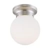 45W Equivalent 6 in. Brushed Nickel Integrated LED Flush Mount by Cordelia Lighting 2 45W Equivalent 6 in. Brushed Nickel Integrated LED Flush Mount by Cordelia Lighting -Spitzer Sales Store brushed nickel cordelia lighting flush mount lights led4760 35 64 1000
