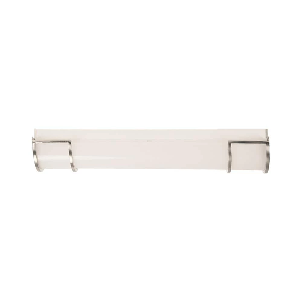 Cloud 24 in. 1-Light Brushed Nickel Integrated LED Bath Vanity Light by Cordelia Lighting 3 Cloud 24 in. 1-Light Brushed Nickel Integrated LED Bath Vanity Light by Cordelia Lighting