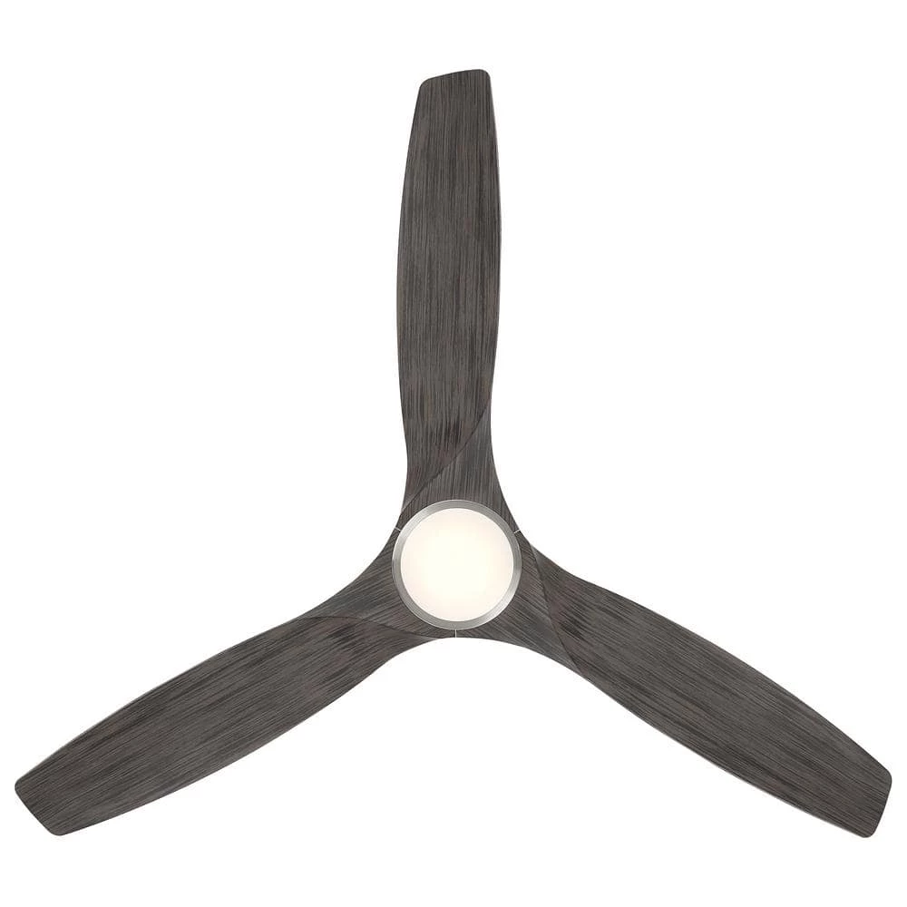 Skylark 54 in. 3-Blade Smart Brushed Nickel Ebony Ceiling Fan 3000K Integrated LED and Remote Control by Modern Forms 6 Skylark 54 in. 3-Blade Smart Brushed Nickel Ebony Ceiling Fan 3000K Integrated LED and Remote Control by Modern Forms - Image 4