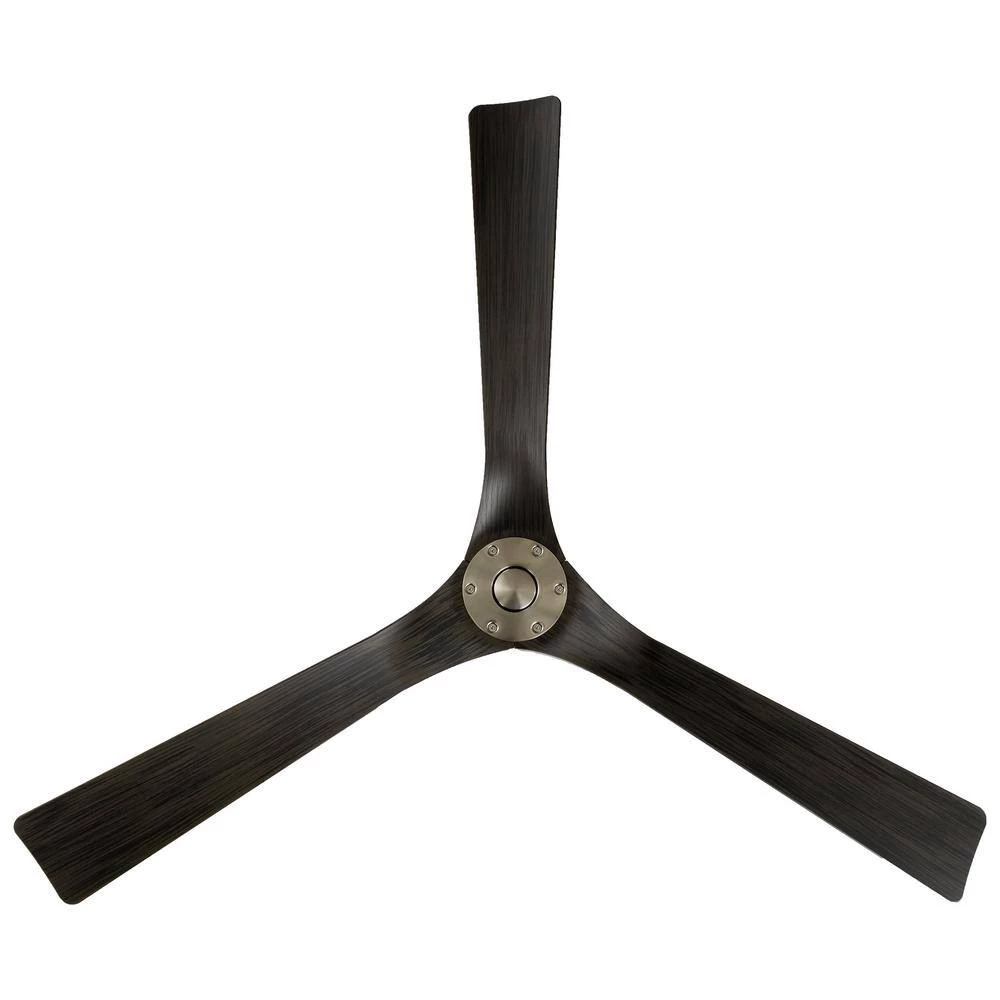 Torque 58 in. Indoor/Outdoor 3-Blade Smart Brushed Nickel/Ebony Ceiling Fan with Remote Control by Modern Forms 6 Torque 58 in. Indoor/Outdoor 3-Blade Smart Brushed Nickel/Ebony Ceiling Fan with Remote Control by Modern Forms - Image 4