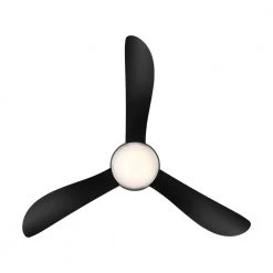 Renegade 52 in. Integrated LED Indoor and Outdoor 8-Blade Smart Brushed Nickel Black Ceiling Fan with Remote 3000k by Modern Forms 9 Renegade 52 in. Integrated LED Indoor and Outdoor 8-Blade Smart Brushed Nickel Black Ceiling Fan with Remote 3000k by Modern Forms -Spitzer Sales Store brushed nickel matte black modern forms ceiling fans with lights fh w2203 44l bn mb 1f 1000