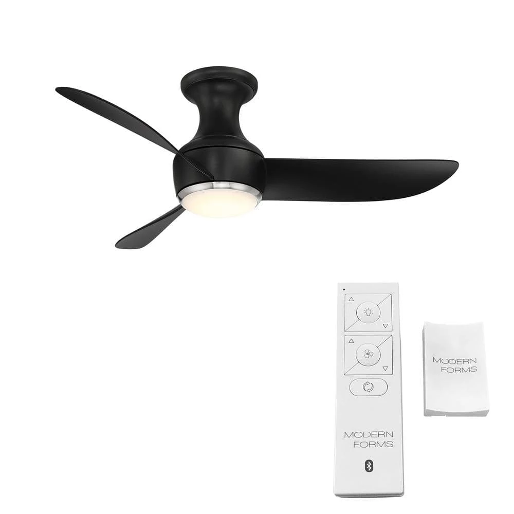 Renegade 52 in. Integrated LED Indoor and Outdoor 8-Blade Smart Brushed Nickel Black Ceiling Fan with Remote 3000k by Modern Forms 4 Renegade 52 in. Integrated LED Indoor and Outdoor 8-Blade Smart Brushed Nickel Black Ceiling Fan with Remote 3000k by Modern Forms - Image 2