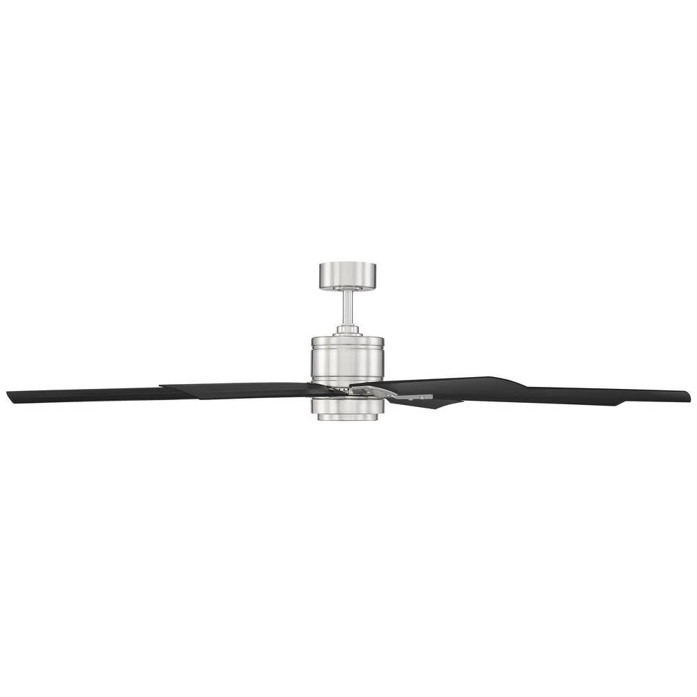 Renegade 66 in. Integrated LED Indoor and Outdoor 8-Blade Smart Brushed Nickel Black Ceiling Fan with Remote 3000k by Modern Forms 7 Renegade 66 in. Integrated LED Indoor and Outdoor 8-Blade Smart Brushed Nickel Black Ceiling Fan with Remote 3000k by Modern Forms - Image 5