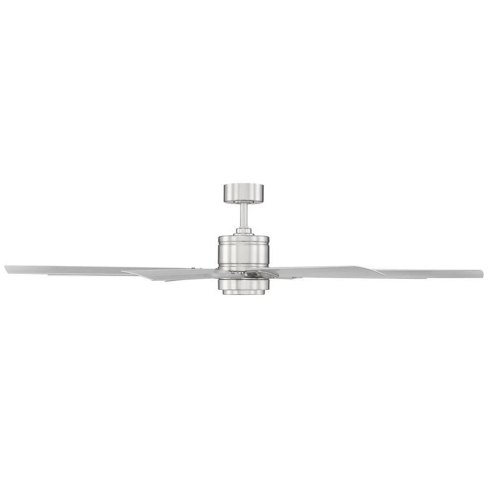 Renegade 66 in. Integrated LED Indoor/Outdoor 8-Blade Smart Brushed Nickel Titanium Ceiling Fan with Remote 3000k by Modern Forms 7 Renegade 66 in. Integrated LED Indoor/Outdoor 8-Blade Smart Brushed Nickel Titanium Ceiling Fan with Remote 3000k by Modern Forms - Image 5