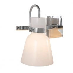 Curved Bell Style 24 in. 3-Light Chrome Vanity Light with Opal Glass Shades by Cordelia Lighting 17 Curved Bell Style 24 in. 3-Light Chrome Vanity Light with Opal Glass Shades by Cordelia Lighting -Spitzer Sales Store chrome cordelia lighting vanity lighting 2622 07 c3 1000