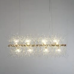 12-Light Copper Sputnik Fireworkes Modern Fairy Light Ceiling Chandelier Lamp Fixtures by Magic Home -Spitzer Sales Store copper magic home chandeliers mh lch 22012g 31 1000