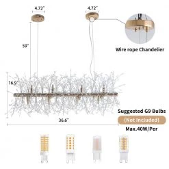 12-Light Copper Sputnik Fireworkes Modern Fairy Light Ceiling Chandelier Lamp Fixtures by Magic Home -Spitzer Sales Store copper magic home chandeliers mh lch 22012g c3 1000