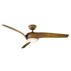 Nirvana 56 in. 3000K Integrated LED Indoor/Outdoor Distressed Koa Smart Ceiling Fan with Light Kit and Remote by Modern Forms 12 Nirvana 56 in. 3000K Integrated LED Indoor/Outdoor Distressed Koa Smart Ceiling Fan with Light Kit and Remote by Modern Forms -Spitzer Sales Store distressed koa modern forms ceiling fans with lights fr w1916 56l dk c3 1000