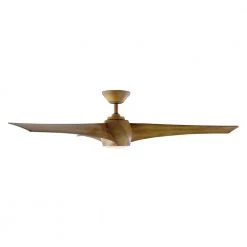 Twirl 58 in. 3000K Integrated LED Indoor/Outdoor Distressed Koa Smart Ceiling Fan with Light Kit and Remote by Modern Forms