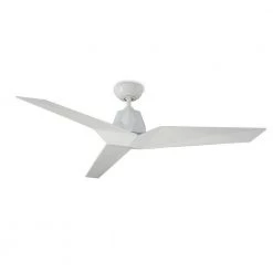 Vortex 60 in. Indoor/Outdoor Gloss White 3-Blade Smart Ceiling Fan with Wall Control by Modern Forms