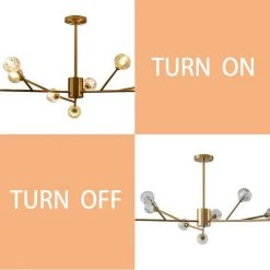 9-Light Contemporary Gold Fixture Branch Crystal Chandeliers Ceiling Pendant Light by Magic Home 15 9-Light Contemporary Gold Fixture Branch Crystal Chandeliers Ceiling Pendant Light by Magic Home -Spitzer Sales Store gold magic home chandeliers mh y 020225 1d 1000