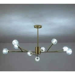 9-Light Contemporary Gold Fixture Branch Crystal Chandeliers Ceiling Pendant Light by Magic Home 22 9-Light Contemporary Gold Fixture Branch Crystal Chandeliers Ceiling Pendant Light by Magic Home -Spitzer Sales Store gold magic home chandeliers mh y 020225 76 1000