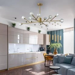 12-Light Contemporary Gold Fixture Branch Crystal Chandeliers Ceiling Pendant Light by Magic Home 25 12-Light Contemporary Gold Fixture Branch Crystal Chandeliers Ceiling Pendant Light by Magic Home -Spitzer Sales Store gold magic home chandeliers mh y 020226 31 1000