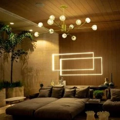 12-Light Contemporary Gold Fixture Branch Crystal Chandeliers Ceiling Pendant Light by Magic Home 21 12-Light Contemporary Gold Fixture Branch Crystal Chandeliers Ceiling Pendant Light by Magic Home -Spitzer Sales Store gold magic home chandeliers mh y 020226 44 1000