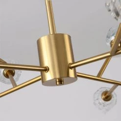 12-Light Contemporary Gold Fixture Branch Crystal Chandeliers Ceiling Pendant Light by Magic Home 17 12-Light Contemporary Gold Fixture Branch Crystal Chandeliers Ceiling Pendant Light by Magic Home -Spitzer Sales Store gold magic home chandeliers mh y 020226 66 1000