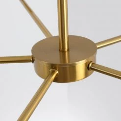 5-Light Reversible Gold Fixture Chandelier with White Globes by Magic Home 17 5-Light Reversible Gold Fixture Chandelier with White Globes by Magic Home -Spitzer Sales Store gold magic home chandeliers mh y 020227g 44 1000