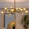 15-Light Contemporary Gold Fixture Branch Crystal Chandeliers Ceiling Light by Magic Home -Spitzer Sales Store gold magic home chandeliers mh y 020240 64 1000