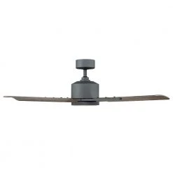 Cervantes 56 in. LED Indoor/Outdoor Graphite 4-Blade Smart Ceiling Fan with 3000K Light Kit and Remote Control by Modern Forms -Spitzer Sales Store graphite w 3000k led modern forms ceiling fans with lights fr w180656lghwg 4f 1000