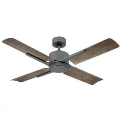 Cervantes 56 in. LED Indoor/Outdoor Graphite 4-Blade Smart Ceiling Fan with 3000K Light Kit and Remote Control by Modern Forms -Spitzer Sales Store graphite w 3000k led modern forms ceiling fans with lights fr w180656lghwg c3 1000