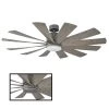 Windflower 60 in. LED Indoor/Outdoor Graphite 12-Blade Smart Ceiling Fan with 3000K Light Kit and Wall Control by Modern Forms 2 Windflower 60 in. LED Indoor/Outdoor Graphite 12-Blade Smart Ceiling Fan with 3000K Light Kit and Wall Control by Modern Forms -Spitzer Sales Store graphite w 3000k led modern forms ceiling fans with lights fr w181560lghwg 64 1000