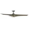 Twirl 58 in. 3000K Integrated LED Indoor/Outdoor Graphite Weathered Wood Smart Ceiling Fan with Light Kit and Remote by Modern Forms -Spitzer Sales Store graphite weathered wood modern forms ceiling fans with lights fr w2103 58l gh ww 64 1000