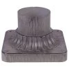 5.75 in. Square Oxide Silver Pier Mount for Outdoor Post Lamps by Cordelia Lighting -Spitzer Sales Store gray cordelia lighting outdoor lighting accessories 8816 228 64 1000