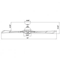 Woody 72 in. LED Indoor/Outdoor Matte Black Distressed Koa 3-Blade Smart Ceiling Fan with Light Kit and Wall Control by Modern Forms -Spitzer Sales Store matte black distressed koa modern forms ceiling fans with lights fr w1814 72l mb dk 66 1000