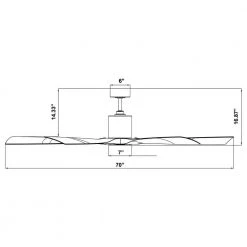 Aviator 70 in. Indoor/Outdoor Matte Black Distressed Koa 5-Blade Smart Ceiling Fan Light Kit Adaptable w/ Remote Control by Modern Forms 15 Aviator 70 in. Indoor/Outdoor Matte Black Distressed Koa 5-Blade Smart Ceiling Fan Light Kit Adaptable w/ Remote Control by Modern Forms -Spitzer Sales Store matte black distressed koa modern forms ceiling fans without lights fr w1811 70 mb dk 66 1000