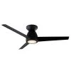 Tip Top 44 in. 3000K Integrated LED Indoor/Outdoor Matte Black Smart Ceiling Fan with Light Kit and Remote by Modern Forms 1 Tip Top 44 in. 3000K Integrated LED Indoor/Outdoor Matte Black Smart Ceiling Fan with Light Kit and Remote by Modern Forms -Spitzer Sales Store matte black modern forms ceiling fans with lights fh w2004 44l mb 64 1000