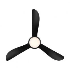 Corona 44 in. Indoor and Outdoor 3-Blade Smart Flush Mount Matte Black Ceiling Fan 3000K Integrated LED & Remote Control by Modern Forms 9 Corona 44 in. Indoor and Outdoor 3-Blade Smart Flush Mount Matte Black Ceiling Fan 3000K Integrated LED & Remote Control by Modern Forms -Spitzer Sales Store matte black modern forms ceiling fans with lights fh w2203 44l mb 1f 1000