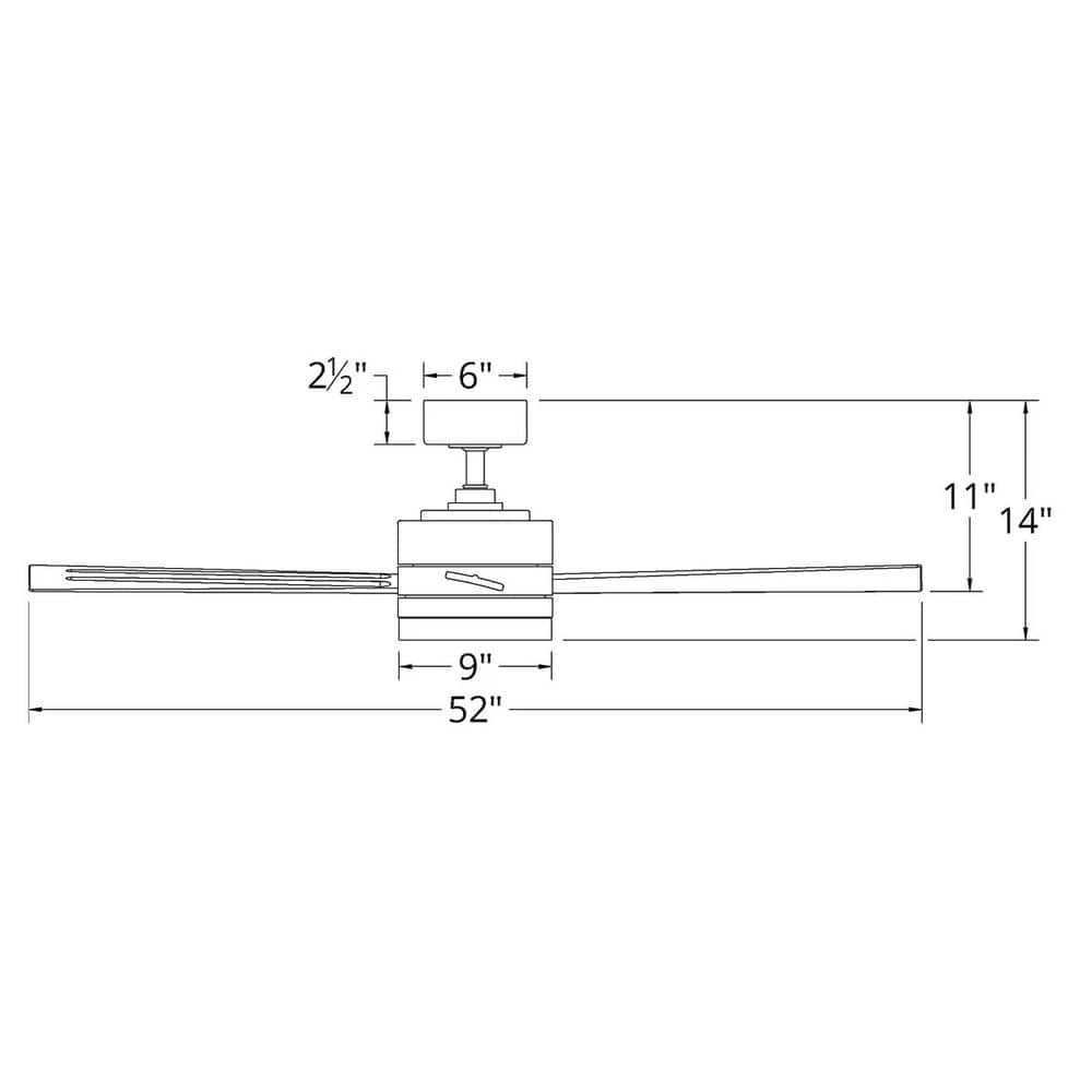 Wynd 52 in. Integrated LED Indoor/Outdoor Matte Black 5-Blade Smart Ceiling Fan with Light Kit and Remote by Modern Forms 5 Wynd 52 in. Integrated LED Indoor/Outdoor Matte Black 5-Blade Smart Ceiling Fan with Light Kit and Remote by Modern Forms - Image 3